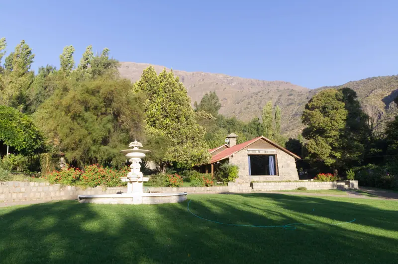 La casa desde el jardín
