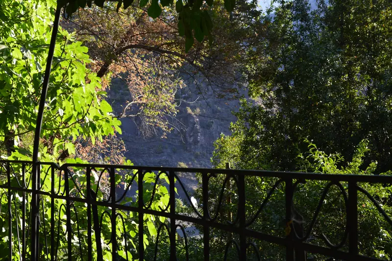 El mirador sobre el jardín