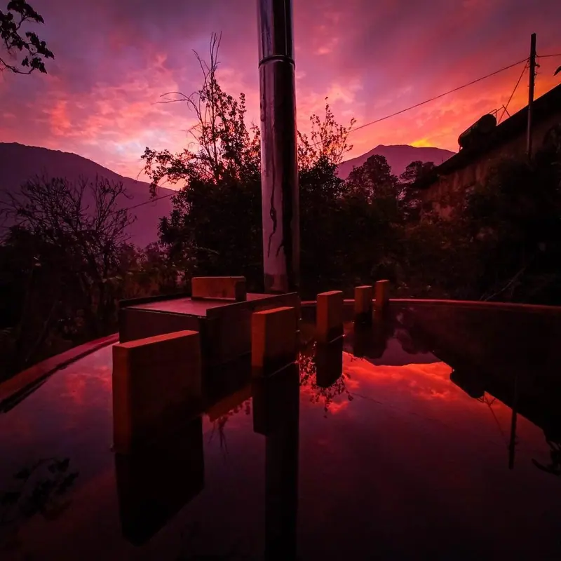 La tinaja al atardecer